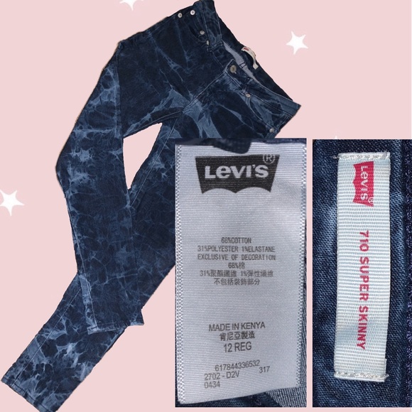 Levi’s Girls Jeans - Picture 4 of 7